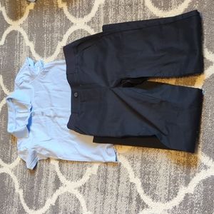 Girls uniform shirt and pants